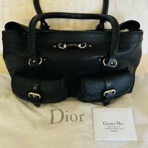 Dior Handbag - Controllo - Black Leather